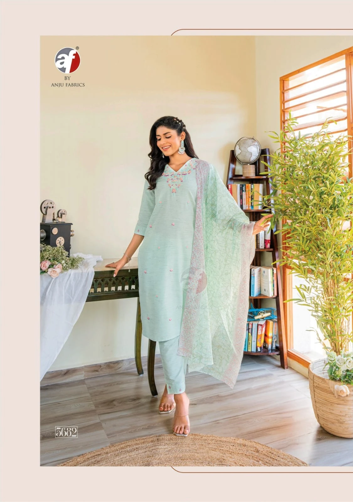 Anju Fabrics Cotton Crush Vol 3 Cotton Wholesale Fancy Readymade Salwar Suit Catalog — Wholesale Salwar Suits, Anju fabric wholesale from Surat — view 5